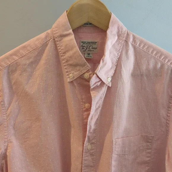 J. Crew Men's Medium Slim Untucked Stretch Long Sleeve Button Down Style #AM367J - Picture 5 of 16